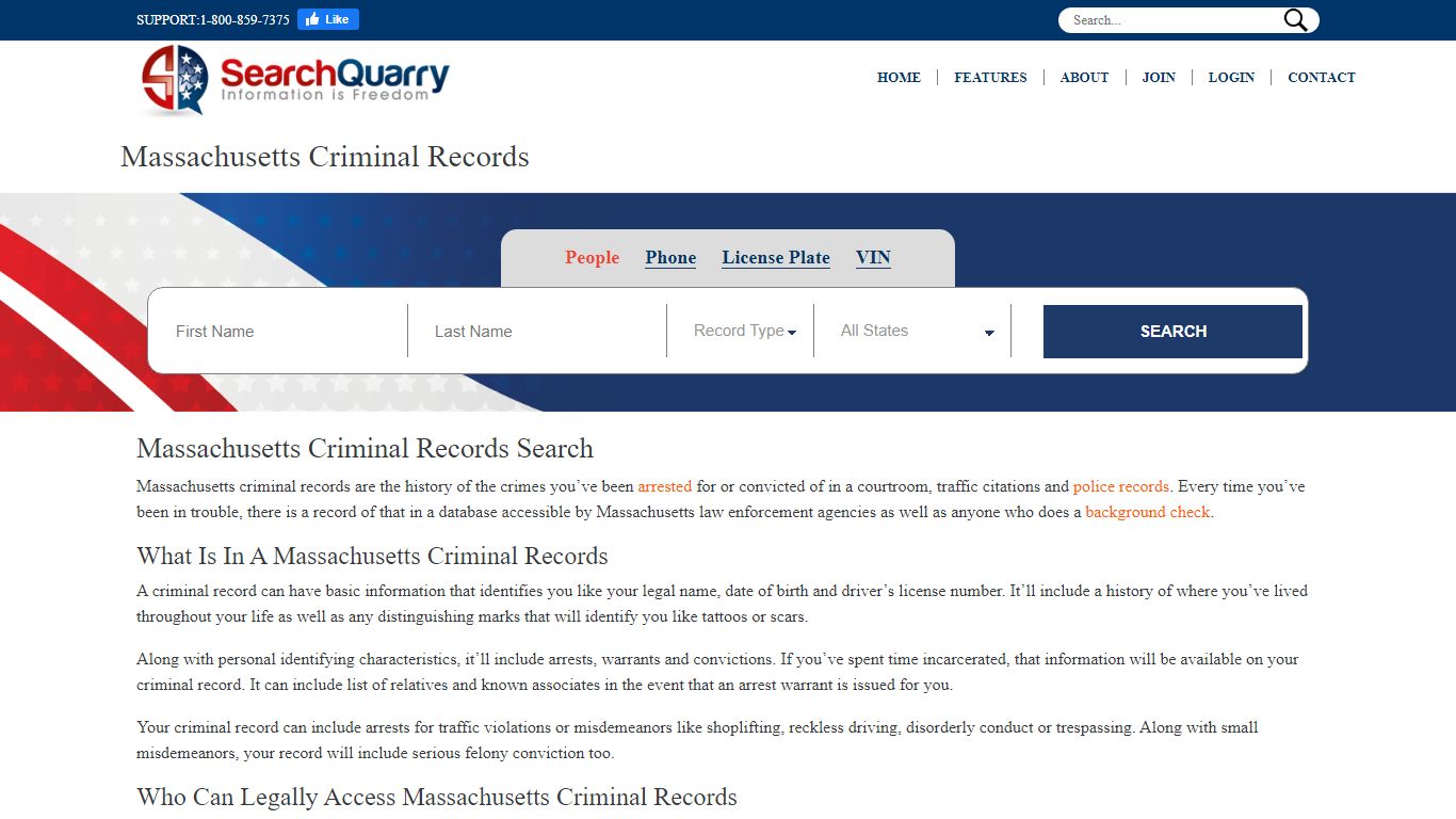 Massachusetts Criminal Records - SearchQuarry